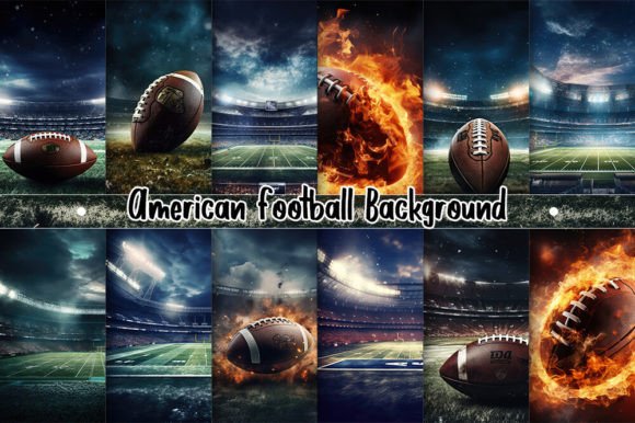 A Deep Dive into American Football Backgrounds for Designers