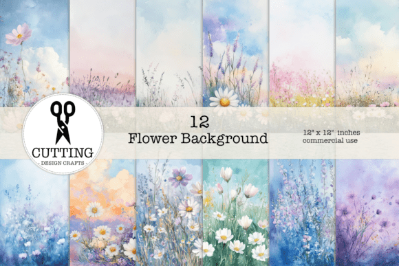 Floral Watercolor Backgrounds: A Fresh Take on Digital Elegance