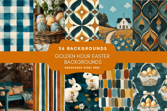 Golden Hour Easter Backgrounds: Elevate Your Creative Projects