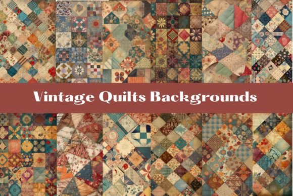 Timeless Texture: Using Vintage Quilts Backgrounds in Design