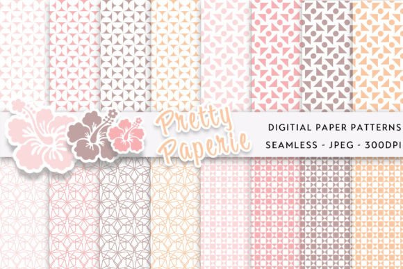 Unlocking Creativity with 16 Geometric Digital Paper Backgrounds