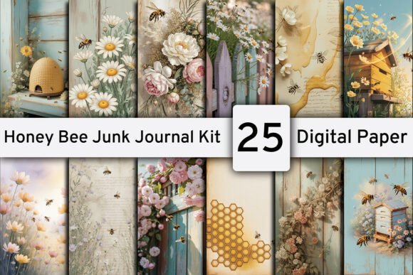 Unveiling the Honey Bee Junk Journal Kit: A Designer's Sweet Spot